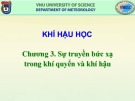 Bài giảng Khí hậu học: Chương 3 – ĐH KHTN Hà Nội