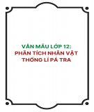 Văn mẫu lớp 12: Phân tích nhân vật thống lí Pá Tra trong Vợ chồng A Phủ của Tô Hoài