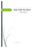 Bài tập Toán tư duy