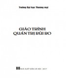 Giáo trình Quản trị rủi ro: Phần 2