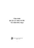 Giáo trình Quản lý nhà nước về thương mại: Phần 1