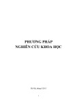 Giáo trình Phương pháp nghiên cứu khoa học: Phần 1 - Trường ĐH Thương Mại