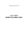 Giáo trình Quản trị chiến lược: Phần 1 - PGS.TS Nguyễn Hoàng Long, PGS.TS Nguyễn Hoàng Việt (Đồng chủ biên)