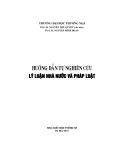 Lý luận nhà nước và pháp luật: Hướng dẫn tự nghiên cứu - Phần 1