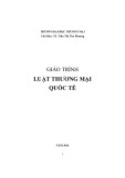 Giáo trình Luật Thương mại quốc tế: Phần 1