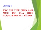 Bài giảng Nguyên lý thống kê: Chương 4 - ThS. Nghiêm Phúc Hiếu