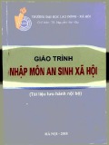 Giáo trình Nhập môn an sinh xã hội - TS. Nguyễn Hải Hữu