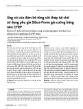 Ứng xử của dầm bê tông cốt thép tái chế sử dụng phụ gia Silica-Fume gia cường bằng tấm CFRP