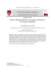 Các nhân tố ảnh hưởng đến quyết định nhập khẩu hàng hóa kinh doanh bằng phương thức điện tử