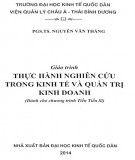 Giáo trình Thực hành nghiên cứu trong kinh tế và quản trị kinh doanh: Phần 1