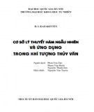 Ứng dụng lý thuyết hàm ngẫu nhiên trong khí tượng thủy văn: Phần 1