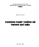 Giáo trình Phương pháp thống kê trong khí hậu: Phần 2