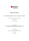 Thesis for the degree of Doctor of Philosophy: How Self-Auditing Affected Australian Foodservice Food Waste