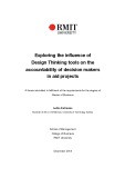 Thesis for the degree of Master of Business: Exploring the influence of Design Thinking tools on the accountability of decision makers in aid projects