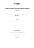 Thesis for the degree of Master of Engineering: A Study of Vibration Control of Truck Seat Suspension System