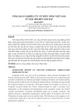 Tổng quan nghiên cứu về thủy nông Việt Nam từ năm 1858 đến năm 1945