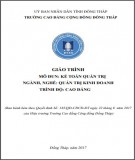 Giáo trình Kế toán quản trị (Nghề: Quản trị kinh doanh - Cao đẳng): Phần 1 - Trường CĐ Cộng đồng Đồng Tháp