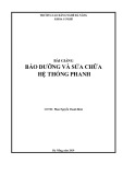 Bài giảng Bảo dưỡng và sửa chữa hệ thống phanh - Trường CĐ nghề Đà Nẵng