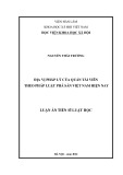 Luận án Tiến sĩ Luật học: Địa vị pháp lý của quản tài viên theo pháp luật phá sản Việt Nam hiện nay