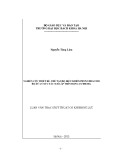 Luận văn Thạc sĩ Kỹ thuật cơ khí động lực: Nghiên cứu thiết kế, chế tạo bộ điều khiển phun Urea cho bộ xử lý xúc tác SCR lắp trên động cơ Diesel