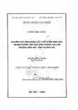 Luận văn Thạc sĩ Khoa học Lâm nghiệp: Nghiên cứu ứng dụng các chế phẩm sinh học trong phòng trù sâu róm thông tại lâm trường Bến Hải - Tỉnh Quản Trị