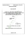 Luận văn Thạc sĩ Khoa học lâm nghiệp: Nghiên cứu một số đặc tính sinh vật học loài Vàng Tâm (manglietia fordiana (Hemsl) Oliv) làm cơ sở cho công tác trồng rừng, làm giàu rừng tại vườn quốc gia Ba Vì