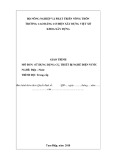 Giáo trình Sử dụng dụng cụ, thiết bị nghề nước (Nghề: Điện - Nước - Trung cấp) - Trường Cao đẳng Cơ điện Xây dựng Việt Xô