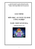 Giáo trình An toàn vệ sinh công nghiệp (Nghề: Thiết kế đồ họa - Trung cấp) - Trường Cao đẳng Cơ điện Xây dựng Việt Xô