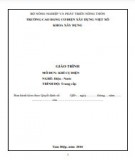 Giáo trình Khí cụ điện (Nghề: Điện - Nước - Trung cấp): Phần 2 - Trường Cao đẳng Cơ điện Xây dựng Việt Xô