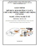 Giáo trình Bảo dưỡng và sửa chữa hệ thống nhiên liệu động cơ xăng (Nghề: Công nghệ ô tô - Trung cấp): Phần 2 - Trường Cao đẳng Cơ điện Xây dựng Việt Xô