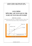 Giáo trình Kế toán quản trị (Nghề: Kế toán doanh nghiệp - Cao đẳng) - Trường Cao đẳng Cơ điện Xây dựng Việt Xô