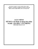 Giáo trình Kĩ thuật sử dụng bàn phím (Nghề: Tin học văn phòng - Trung cấp) - Trường Cao đẳng Cơ điện Xây dựng Việt Xô