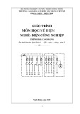 Giáo trình Vẽ điện (Nghề: Điện công nghiệp - Cao đẳng) - Trường Cao đẳng Cơ điện Xây dựng Việt Xô