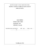 Giáo trình Khí cụ điện (Nghề: Điện - Nước - Trung cấp): Phần 1 - Trường Cao đẳng Cơ điện Xây dựng Việt Xô