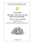 Giáo trình Công tác văn thư trong doanh nghiệp (Nghề: Văn thư hành chính - Trung cấp) - Trường Cao đẳng Cơ điện Xây dựng Việt Xô