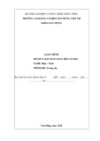 Giáo trình Hàn dán chất dẻo cơ bản (Nghề: Điện - Nước - Trung cấp) - Trường Cao đẳng Cơ điện Xây dựng Việt Xô