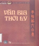 Nghiên cứu văn bia thời Lý: Phần 2