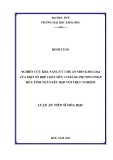 Luận án Tiến sĩ Hóa học: Nghiên cứu khả năng ức chế ăn mòn kim loại của một số hợp chất hữu cơ bằng phương pháp hóa tính toán kết hợp với thực nghiệm