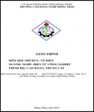 Giáo trình Vẽ điện (Nghề: Điện tử công nghiệp - CĐ/TC): Phần 1 - Trường Cao đẳng Nghề Đồng Tháp