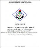 Giáo trình Linh kiện điện tử (Nghề: Điện tử công nghiệp - CĐ/TC): Phần 2 - Trường Cao đẳng Nghề Đồng Tháp