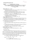 Đề thi kết thúc học phần học kì 1 môn Cơ sở lý thuyết hóa phân tích năm 2020-2021 có đáp án - Trường ĐH Đồng Tháp