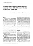 Khảo sát nồng độ D-Dimer huyết tương lúc nhập viện ở bệnh nhân nhồi máu cơ tim cấp tại Bệnh viện Tim Hà Nội