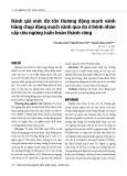 Đánh giá mức độ tổn thương động mạch vành bằng chụp động mạch vành qua da ở bệnh nhân cấp cứu ngừng tuần hoàn thành công