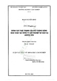 Luận văn Thạc sĩ Khoa học Lâm nghiệp: Đánh giá thực trạng của đối tượng rừng khai thác tại công ty lâm nghiệp và dịch vụ Hương Sơn