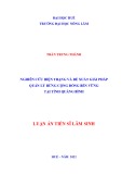 Luận án Tiến sĩ Lâm sinh: Nghiên cứu hiện trạng và đề xuất giải pháp quản lý rừng cộng đồng bền vững tại tỉnh Quảng Bình