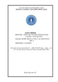 Giáo trình Anh văn chuyên ngành dùng chung (Nghề: Dịch vụ thú y và chăn nuôi - Cao đẳng) - Trường Cao đẳng Cộng đồng Đồng Tháp