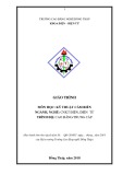 Giáo trình Kỹ thuật cảm biến (Nghề: Công nghệ kỹ thuật Điện-Điện tử - CĐ/TC) - Trường Cao đẳng nghề Đồng Tháp