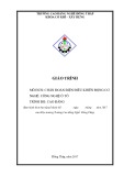 Giáo trình Chẩn đoán điện điều khiển động cơ (Nghề: Công nghệ ô tô - Cao đẳng) - Trường Cao đẳng nghề Đồng Tháp