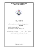 Giáo trình Bảo dưỡng và sửa chữa hệ thống hòa khí (Nghề: Công nghệ ô tô - CĐ/TC) - Trường Cao đẳng nghề Đồng Tháp