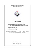 Giáo trình Bảo dưỡng và sửa chữa hệ thống nhiên liệu động cơ xăng (Nghề: Công nghệ ô tô - Cao đẳng) - Trường Cao đẳng nghề Đồng Tháp